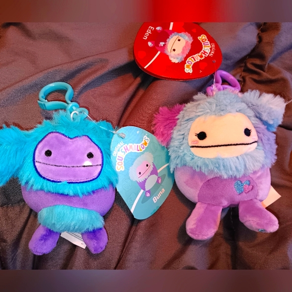 Bigfoot Clip Bundle Eden the Bigfoot Heart Belly & Buna the Bigfoot Fuzzybelly - Picture 1 of 3